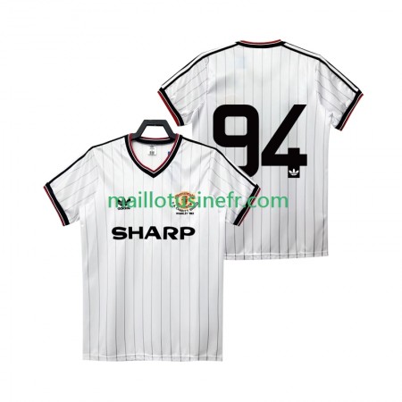 Maillot de Foot Manchester United 94 Extérieur Retro 1983 1984